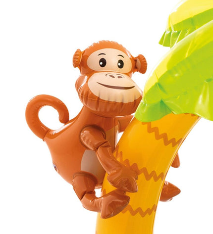 Six Intex inflatable children's pools with animal island designs, measuring 102 x 89 x 102 cm, perfect for outdoor play.