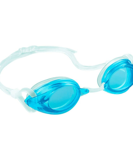 Set of 12 Intex children's swimming goggles for sports and watersports, colorful and adjustable fit.