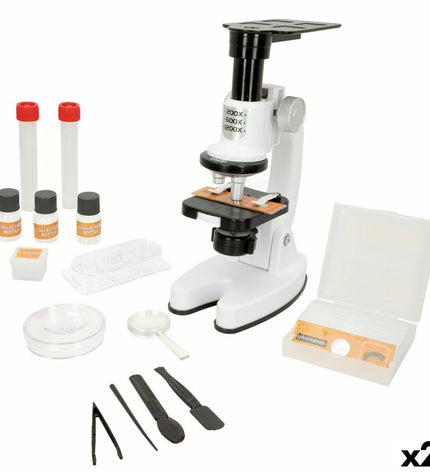 Colorbaby Microscoop Colorbaby Smart Theory set with two educational toy microscopes for learning and exploration.
