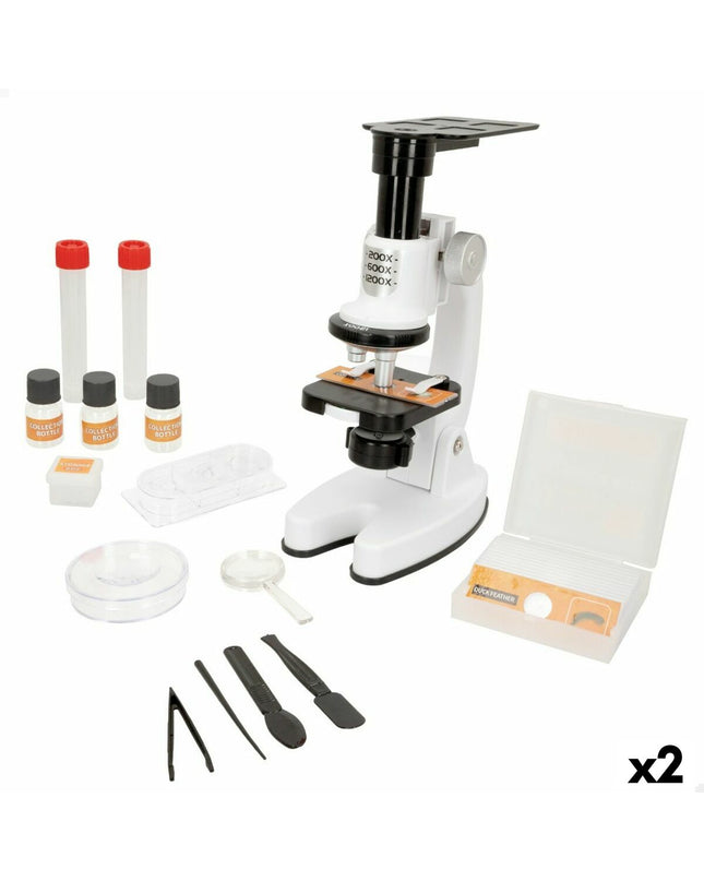 Colorbaby Microscoop Colorbaby Smart Theory set with two educational toy microscopes for learning and exploration.
