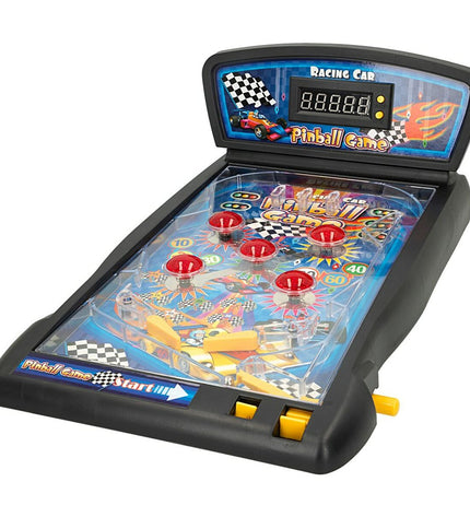 Two Colorbaby Pinball toys, colorful plastic game accessories for children, designed for fun and play.
