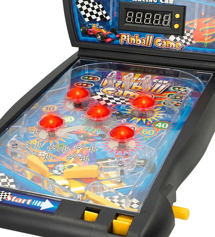Colorbaby Pinball game set with two colorful plastic pinball toys for children, ideal for play and entertainment.