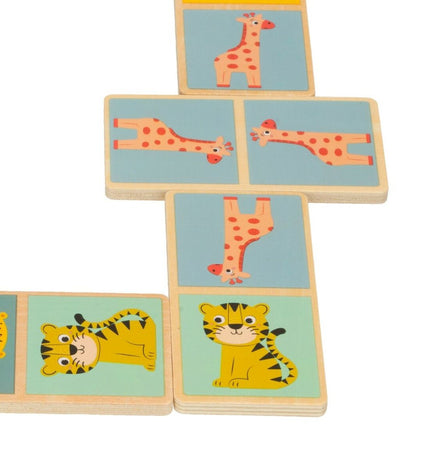 Colorful Woomax dieren agility game set with 12 animal figures for children’s play and fun activities.