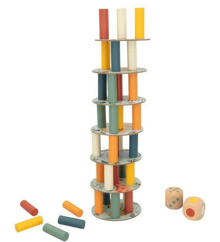 Woomax Bouwspel 36 onderdelen, set van 6 stuks, speelgoed en games, kleurrijke bouwstenen voor creatieve bouwactiviteiten