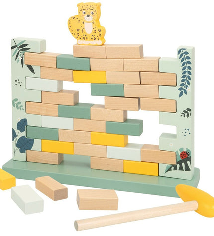 Woomax Bouwspel dieren set with six colorful building pieces for kids' construction play and creative fun.