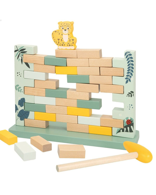 Woomax Bouwspel dieren set with six colorful building pieces for kids' construction play and creative fun.