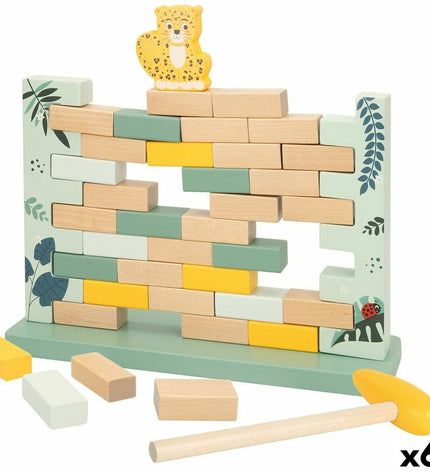 Woomax Bouwspel dieren set with 6 colorful building pieces for children’s construction play and imaginative fun.