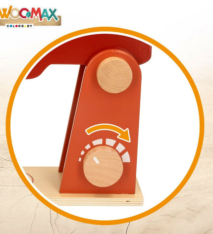 Set of four Woomax household appliance toy parts, each 20x22.5x8 cm, for pretend play and imiteerspelletjes.