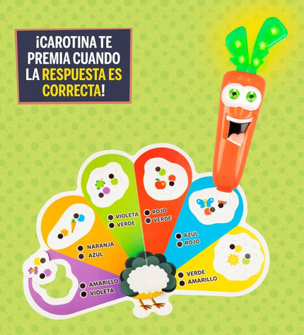 Lisciani Giochi Carotina Baby educational electronic game set with six colorful toys, measuring 4.5 x 14.5 x 3.5 cm, for kids.