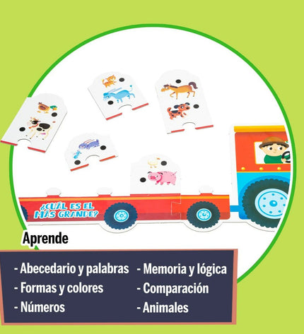 Lisciani Giochi Carotina Baby educational electronic toy set with six colorful game pieces, designed for early learning and play.