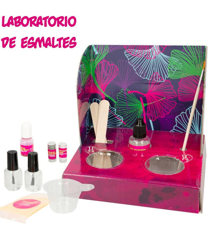 Lisciani Giochi Wetenschapsspel set with six lab-themed educational toys for learning and experimentation.