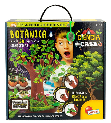 Lisciani Giochi Wetenschapsspel Botánica educational toy set with six colorful science-themed games for learning and play.