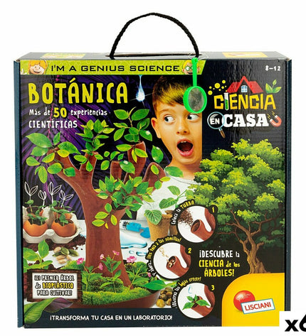 Lisciani Giochi Wetenschapsspel Botánica educational toy set with six colorful game pieces for learning about plants and science.