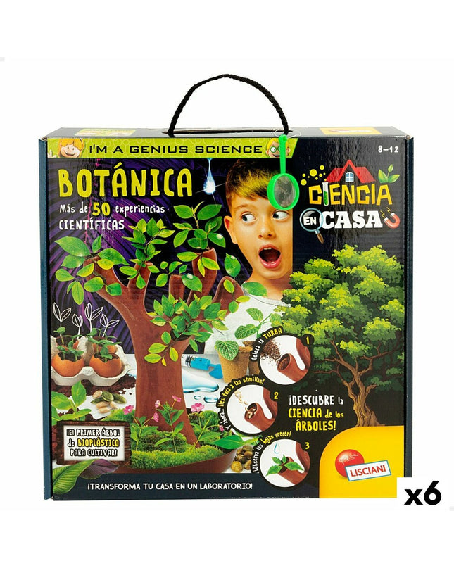Lisciani Giochi Wetenschapsspel Botánica educational toy set with six colorful game pieces for learning about plants and science.