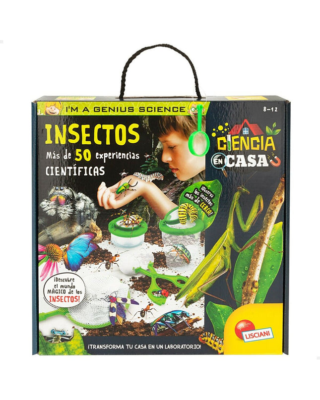 Lisciani Giochi Insectos science game set with six educational insect-themed toys for learning and play.
