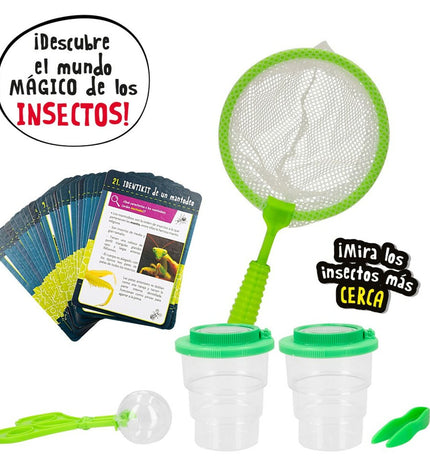 Set of six insect-themed science game cards from Lisciani Giochi for educational play and learning activities.