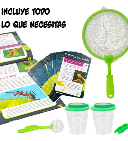 Set of six Lisciani Giochi Insectos science games, educational toys for learning about insects and biology.
