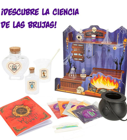 Lisciani Giochi La Casa de las Brujas science game set with six educational toys for learning and play.