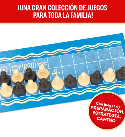 Set of 10 Lisciani Giochi board games and toys, each approximately 26 cm, featuring colorful game pieces and packaging.