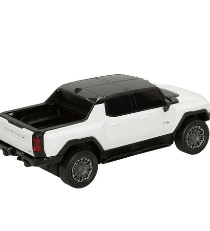 Four Hummer EV police remote control toy cars in 1:26 scale, detailed toy vehicles for play and collection.