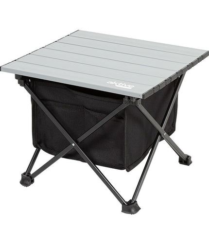 Two Aktive camping folding tables in compact size, ideal for outdoor activities and camping, shown in the image.