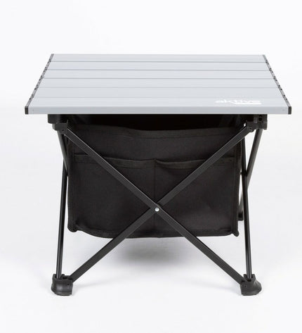 Pair of Aktive camping folding tables, 38x30x34 cm, lightweight outdoor tables for camping and hiking activities.