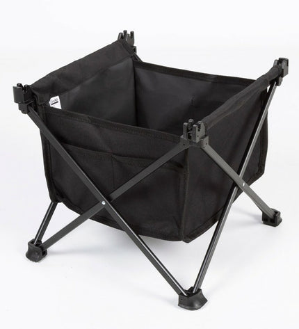 Two Aktive camping folding tables in gray, 38x30x34 cm, suitable for outdoor activities and camping.