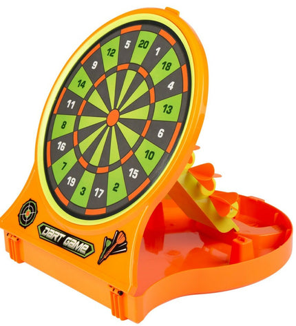 Colorbaby dart target set with six colorful dartboards, suitable for indoor or outdoor play, measuring 26x30x30 cm.