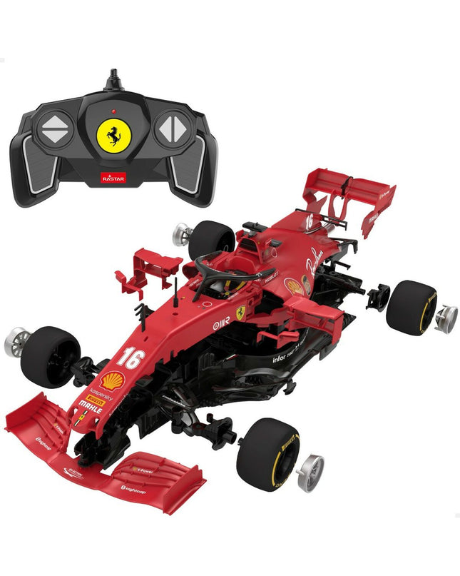 Two Ferrari remote control police cars for kids, featuring detailed design and vibrant colors, perfect for imaginative play.