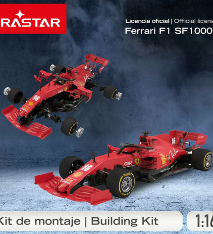 Two Ferrari remote control police cars, toy vehicles for kids, designed for play and remote operation.
