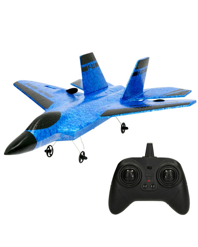 Two Colorbaby remote control helicopters toy vehicles with colorful designs, perfect for kids' play and entertainment.