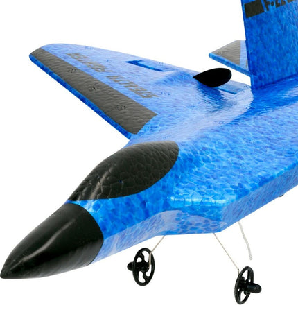 Two Colorbaby remote control helicopters toy vehicles with colorful designs on a white background.