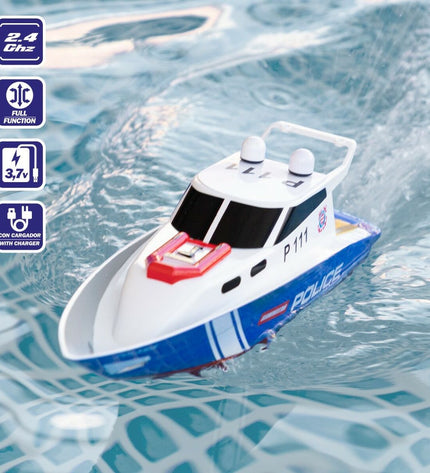 Colorbaby radiogestuurde speelgoed boot, set van 2, met kleurrijk ontwerp en realistische details voor kinderen.