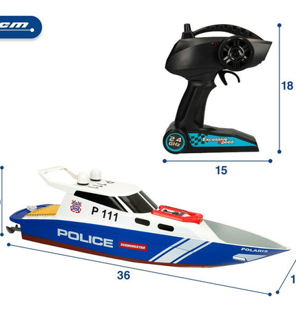Colorbaby remote-controlled boats, two toy vehicles with vibrant colors, designed for play and outdoor fun.
