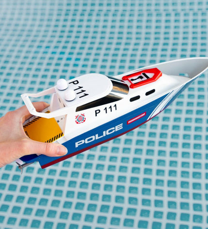 Pair of Colorbaby remote-controlled toy boats in vibrant colors, perfect for children’s play and imaginative adventures.