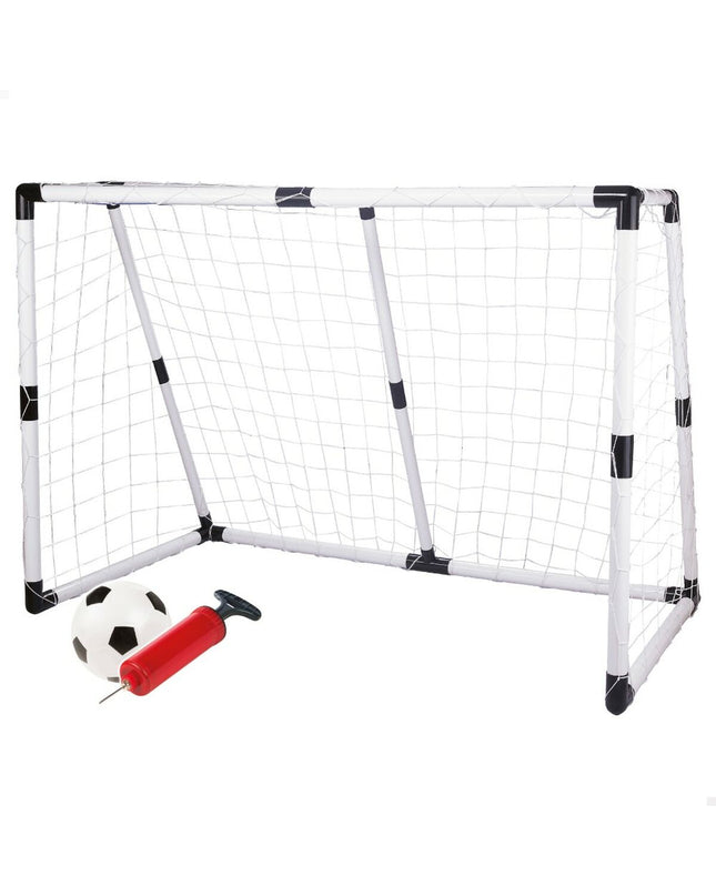 Pair of Colorbaby football goals, 190x132x90 cm, for outdoor soccer, made of durable material, suitable for sports and outdoor play.