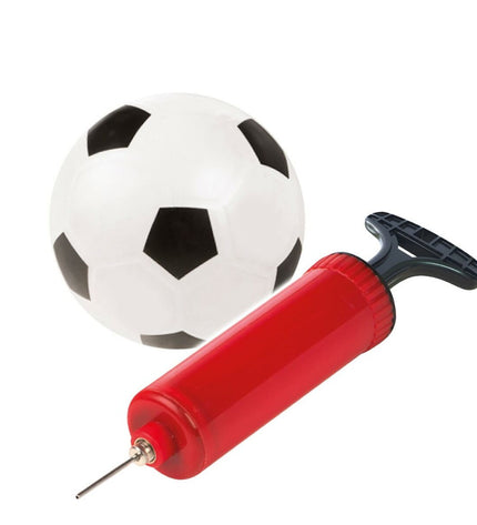 Pair of Colorbaby soccer goals, 190x132x90 cm, for outdoor sports, shown assembled with netting in the image.