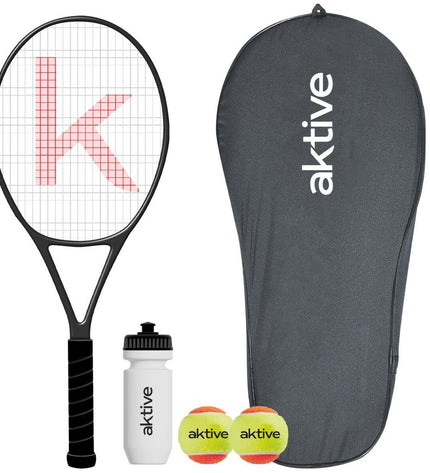 Two Aktive tennis rackets for sport and outdoor tennis play, featuring lightweight frames and ergonomic grips.