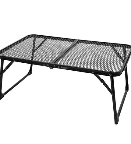 Set of four Aktive folding tables, 60x25x40 cm, ideal for camping and outdoor activities, with sturdy portable design.