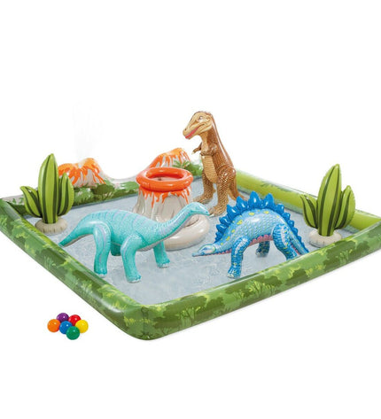 Intex PVC watersproeier for kids, large 201 x 36 x 201 cm inflatable toy for outdoor water play and games.