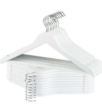 Set of four Max Home wooden and steel Kleerhangers for storage and organization, each measuring 44.5x23x1 cm with 20 components