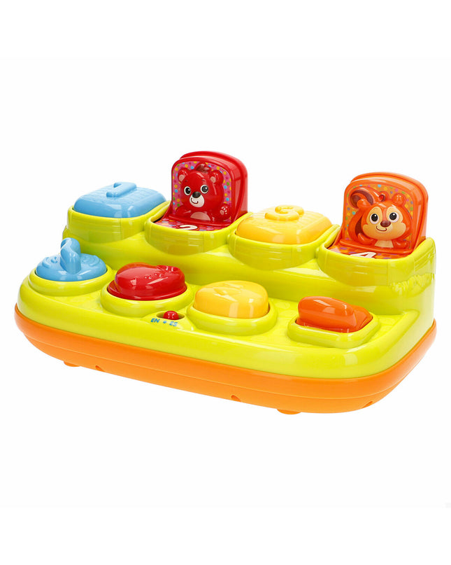 Set of four Winfun musical toys for babies, measuring 25x12x14 cm, designed for young children to play and develop.