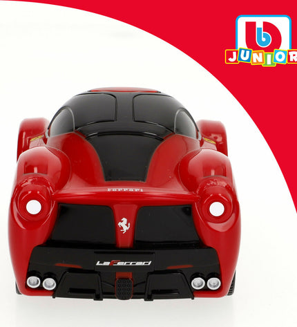 Set of six Ferrari remote control police cars, 13 x 6.5 x 7.5 cm, in vibrant colors for kids' toy vehicle play.