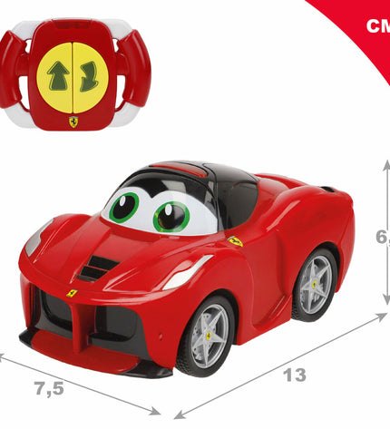 Six Ferrari remote control police cars, 13x6.5x7.5 cm, featuring detailed toy vehicle design for children’s play.