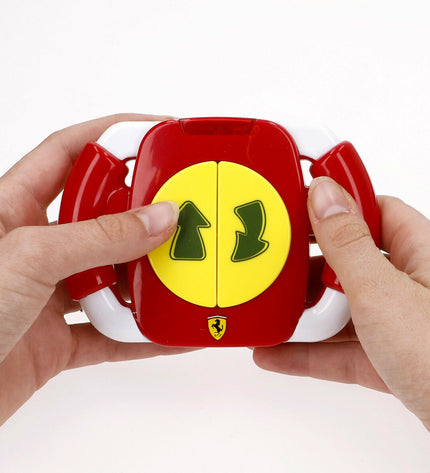 Set of six Ferrari remote control police cars, 13x6.5x7.5 cm, featuring detailed design and vibrant colors, suitable for play.