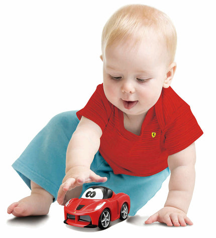 Six Ferrari-themed toy playsets, each measuring 100x0.1x70 cm, featuring miniature cars and accessories for imaginative play.