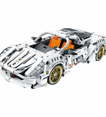 BigBuy Kids Bouwspel Auto 437 onderdelen, colorful plastic toy car parts for building and play.