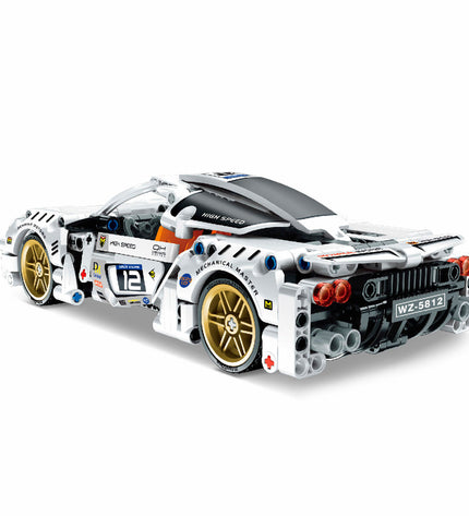 BigBuy Kids Bouwspel Auto 437 onderdelen set showing colorful plastic car parts and assembly pieces for children’s construction toy