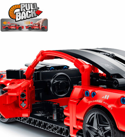BigBuy Kids Bouwspel Auto 457 onderdelen, colorful plastic car building toys for kids, detailed parts for creative play.