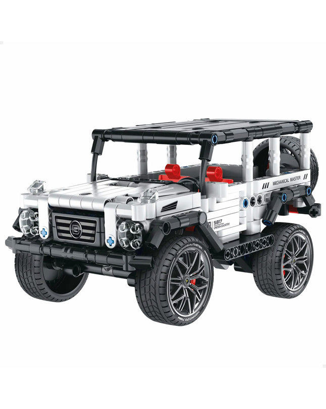 Colorful Bouwspel Auto 434 onderdelen from BigBuy Kids, featuring various plastic toy car parts on a white background.
